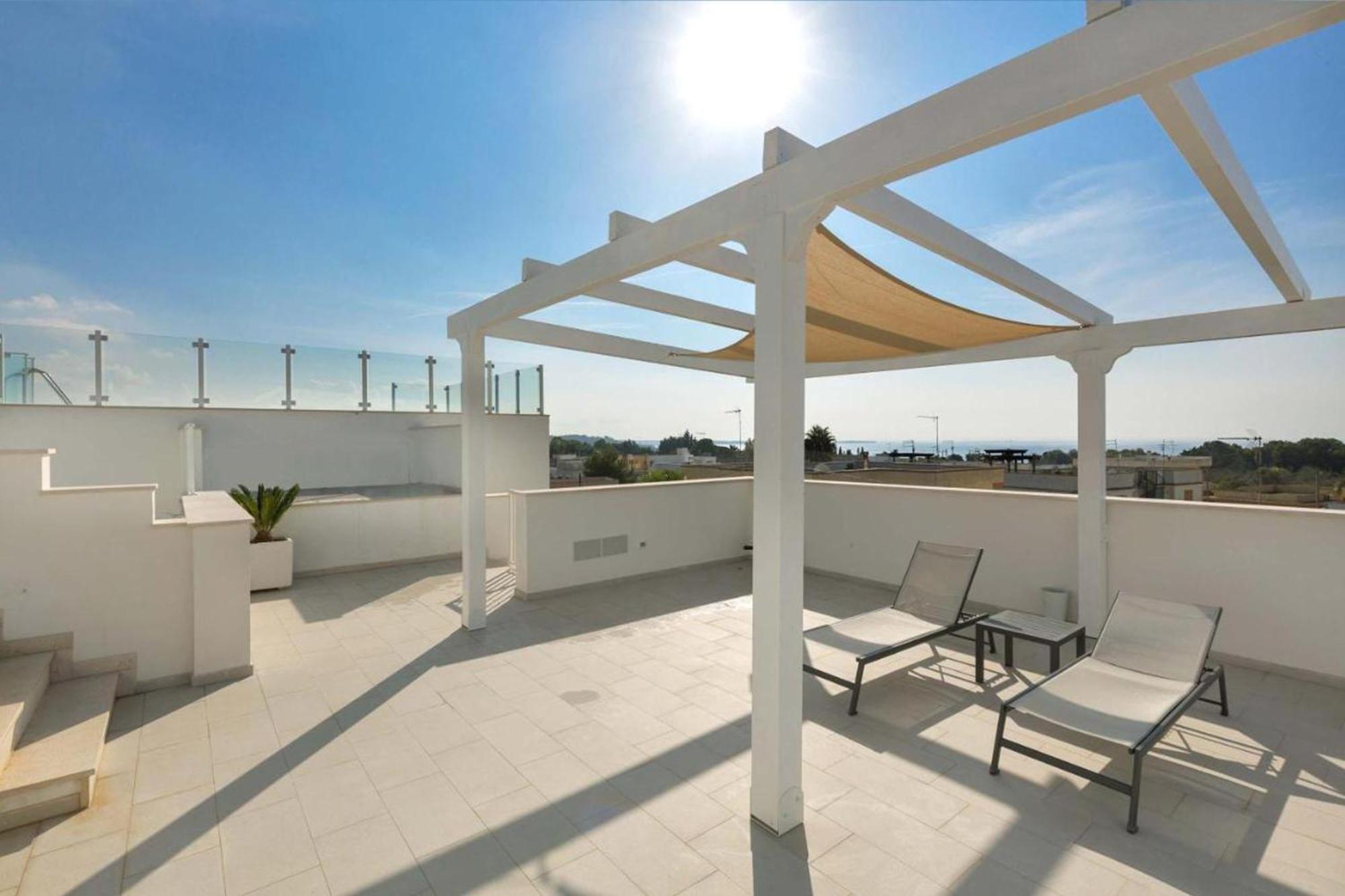Tramonti Incredibili In Piscina - Apartment8 Con Ac Wifi In Residence Santa Maria al Bagno Extérieur photo