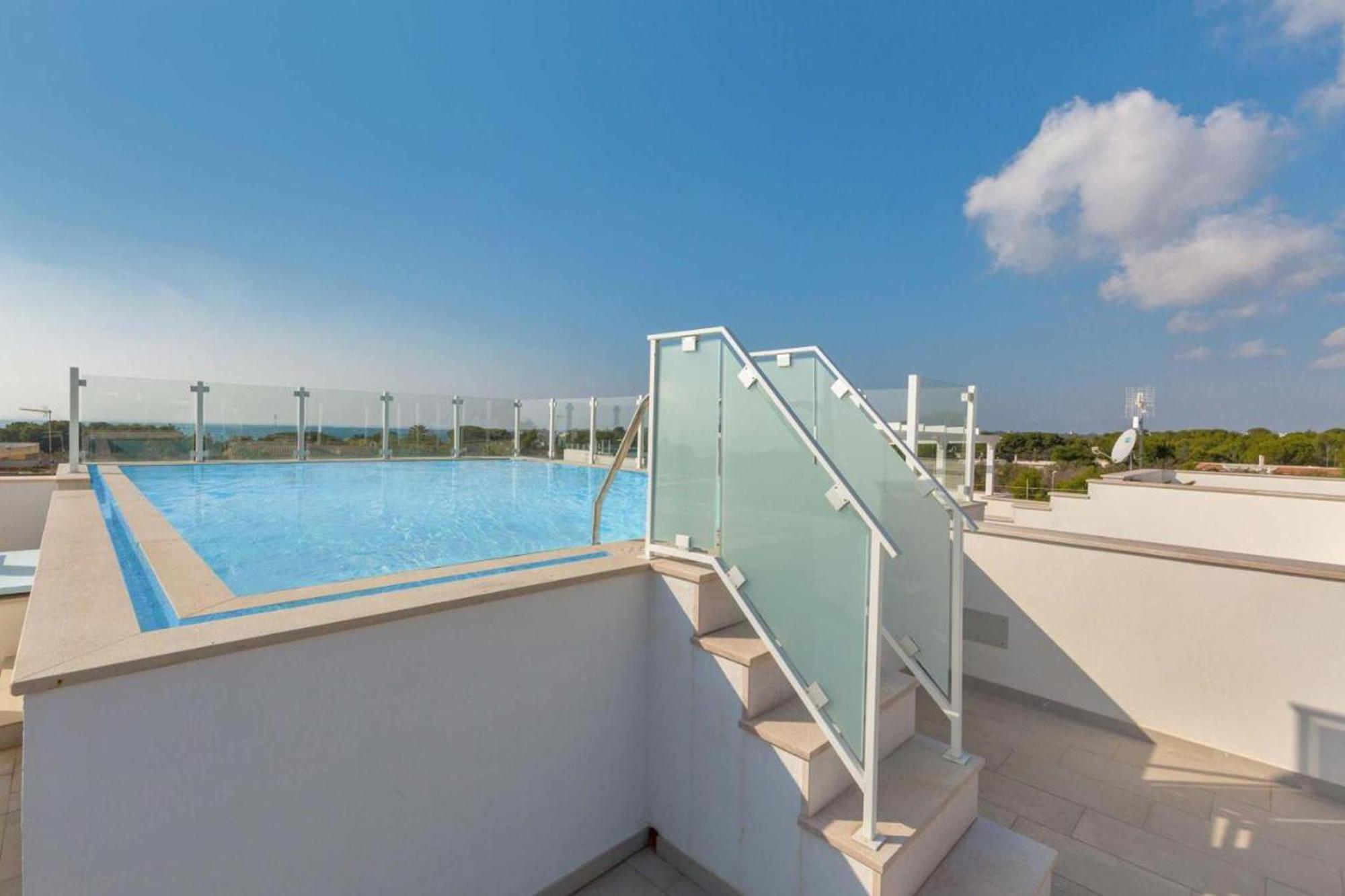 Tramonti Incredibili In Piscina - Apartment8 Con Ac Wifi In Residence Santa Maria al Bagno Extérieur photo